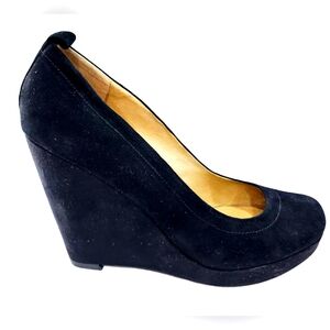 Aldo Suede Wedge Platform Heels women's size 8.5